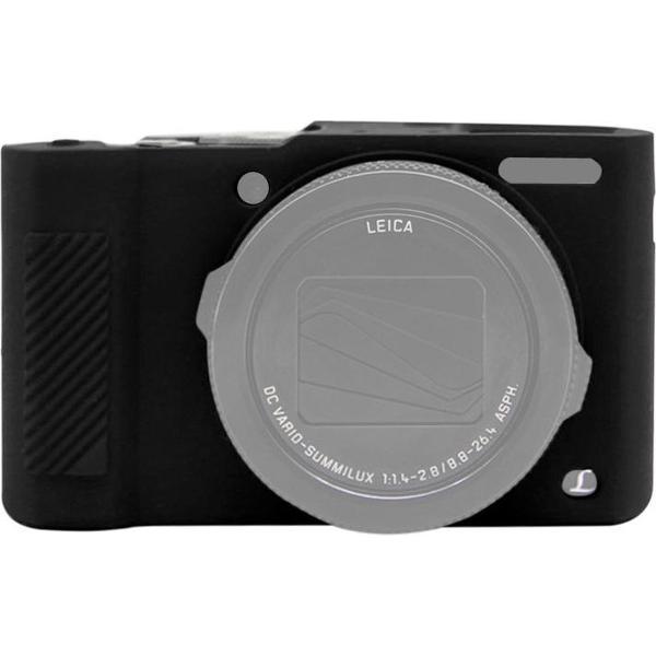 PULUZ zachte siliconen beschermhoes voor Panasonic Lumix LX10 (zwart)