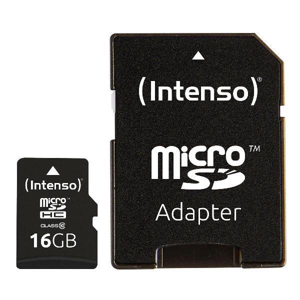 Intenso 16GB Micro SDHC 16GB Micro SDHC Class 10 flashgeheugen