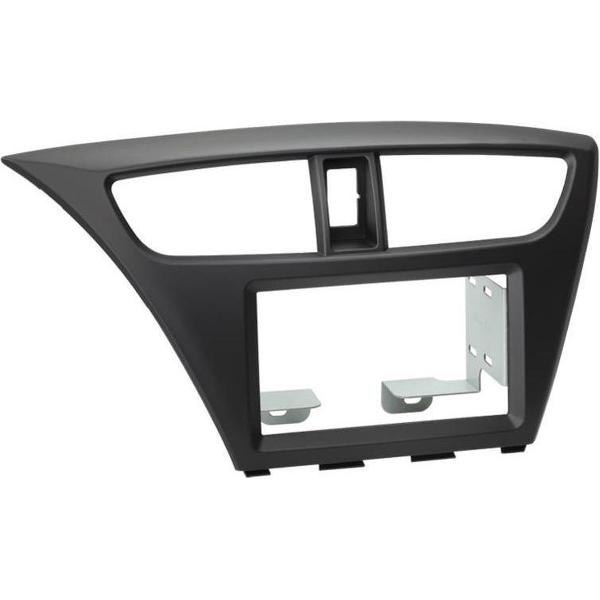 2-DIN paneel Honda Civic 02/2012- zwart