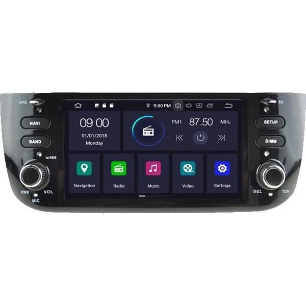 V5594 Android 9 Navigatie Fiat punto dvd carkit usb dab+