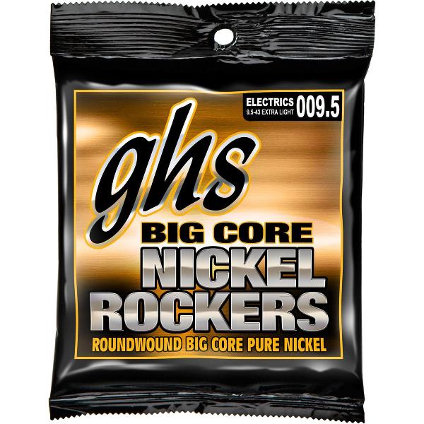 E-Git.snaren 095-43 Big Core nikkel Rockers