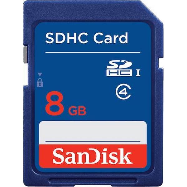 SanDisk SDHC kaart 8 Gb - geheugenkaart