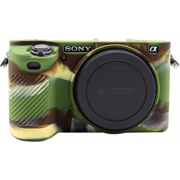 PULUZ zachte siliconen beschermhoes voor Sony ILCE-6500 (camouflage)