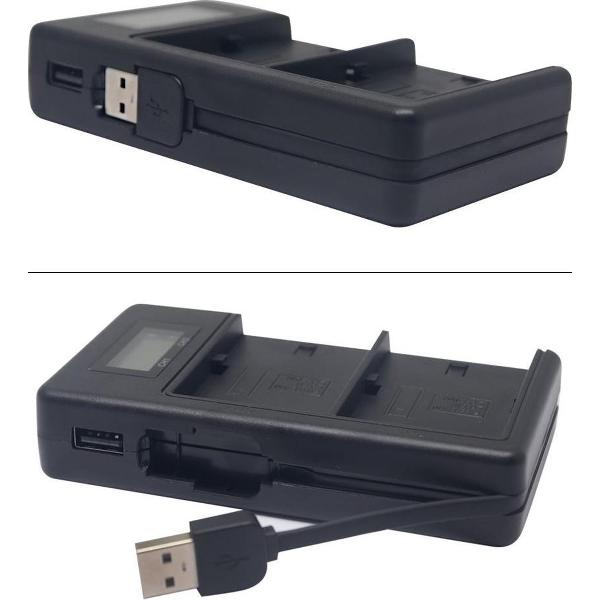 McoPlus Duocharger USB Canon LP-E6