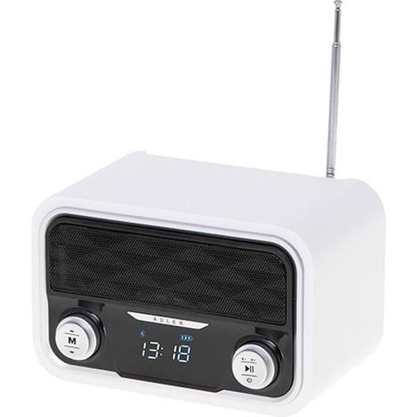 Bluetooth Design Radio - wit AD 1185 Adler