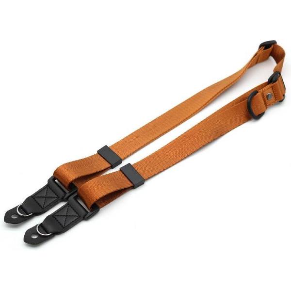 Camera Schouderband / Nekriem / Camerariem - Type Quick-Bruin