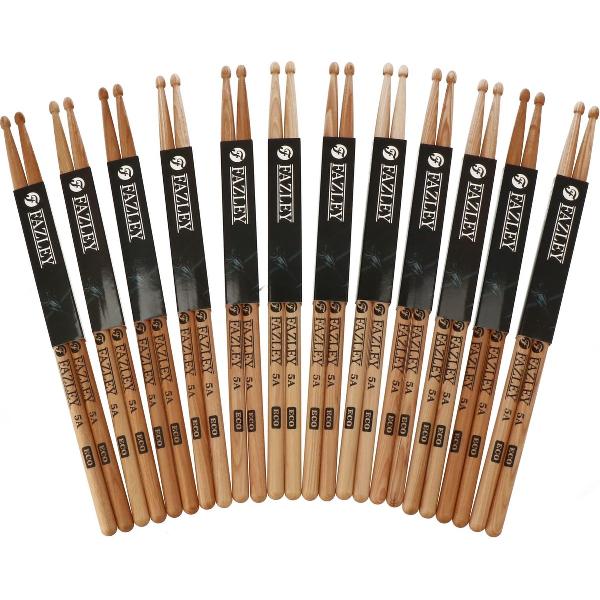 Fazley Stix-ECO 5A PACK drumstokken (12 paar)