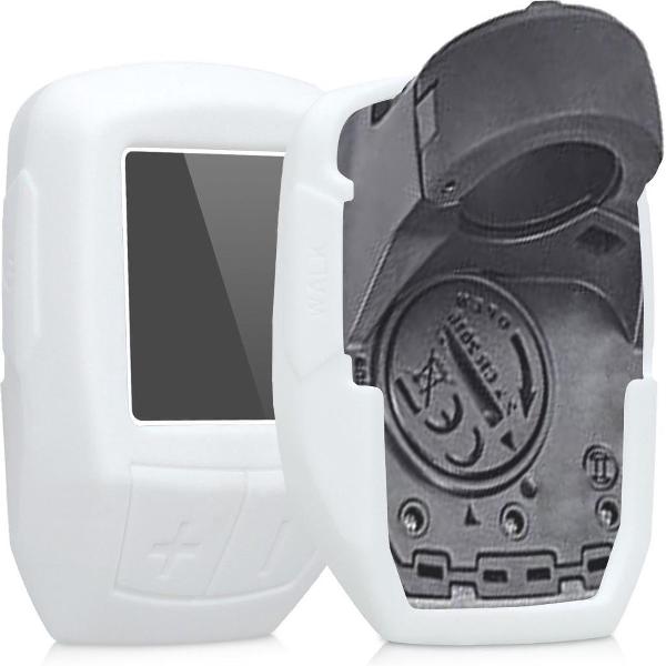 kwmobile hoes voor Bosch Purion - Siliconen beschermhoes voor e-bike display in wit