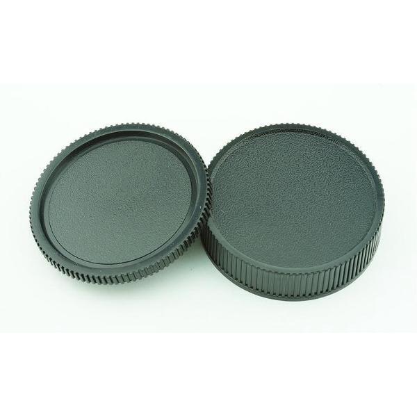 Achterdop+Bodydop (2 stuk): Leica R mount camera lens