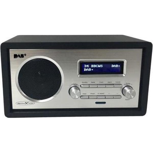 Reflexion HRA1255DAB Tafelradio DAB+, FM AUX Zwart