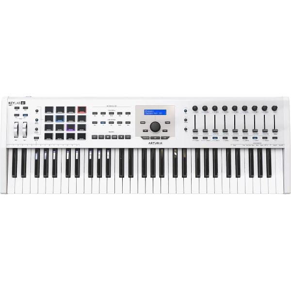 Arturia KeyLab 61 MkII - White - MIDI controller, wit