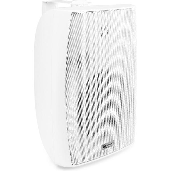 Buitenspeaker - Power Dynamics BF80TW outdoor speaker 8 inch - 50W - Ook geschikt voor 100V installaties - Wit
