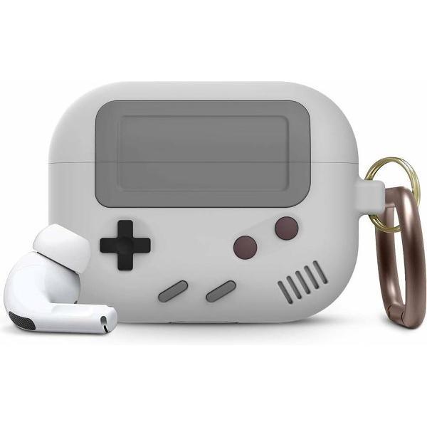 Game Console Case Cover Voor Airpods Pro - Siliconen Grijs | Watchbands-shop.nl
