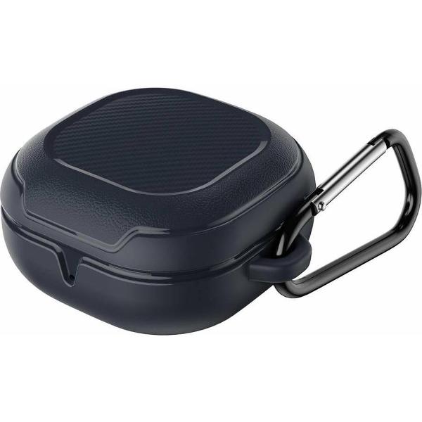 Case Cover Voor Samsung Galaxy Buds Pro / Samsung Galaxy Buds Live - Kunststof Blauw | Watchbands-shop.nl