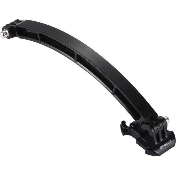 PULUZ Outdoor motorfiets fietshelm Verlengarm set voor GoPro NIEUWE HERO / HERO6 / 5/5 sessie / 4 sessie / 4/3 + / 3/2/1, Xiaoyi en andere actiecamera's