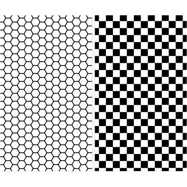 DW4Trading® Vinyl achtergrond dubbelzijdig voor food fotografie honingraat blok