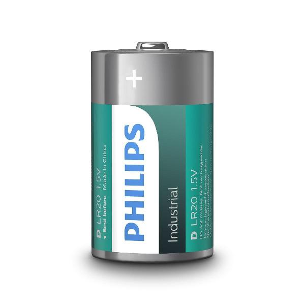 Philips Industrial D 1.5Volt / LR20 / MN1300 batterijen - 10 stuks
