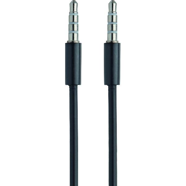 Mobiparts AUX Cable 3.5 mm to 3,5 mm Black (1 meter)