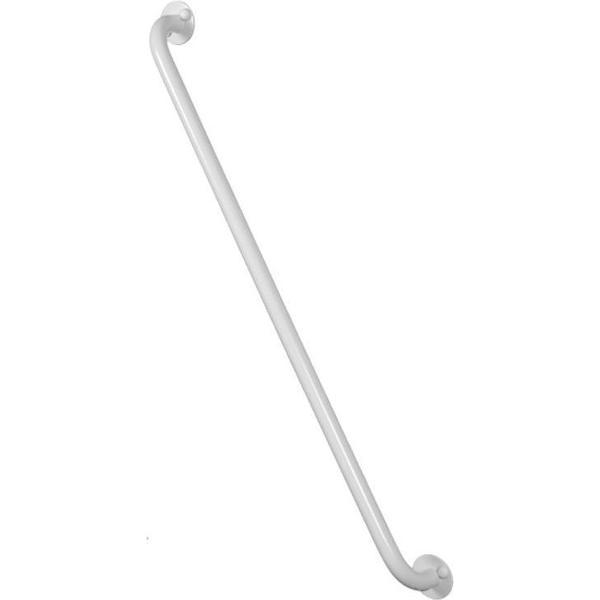 Badkamer-toilet handgreep 85 cm RVS wit