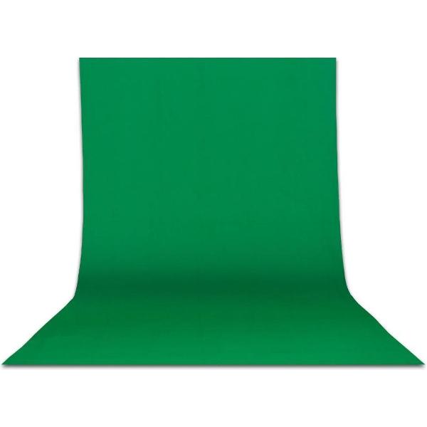 Green screen - Achtergrond - 200 x 300cm - Achtergronddoek - Chroma key - Studiodoek - Groen doek - Fotografie - Groen