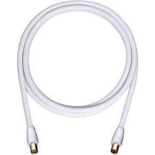 OEHLBACH Easy Connect Antenna HD Digitale antennekabel 4 meter wit