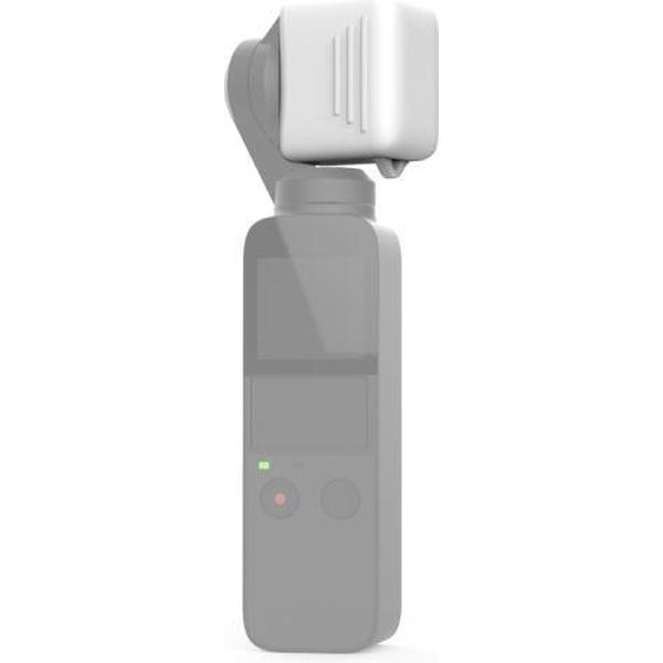 Siliconen beschermende lensafdekking voor DJI OSMO Pocket (wit)