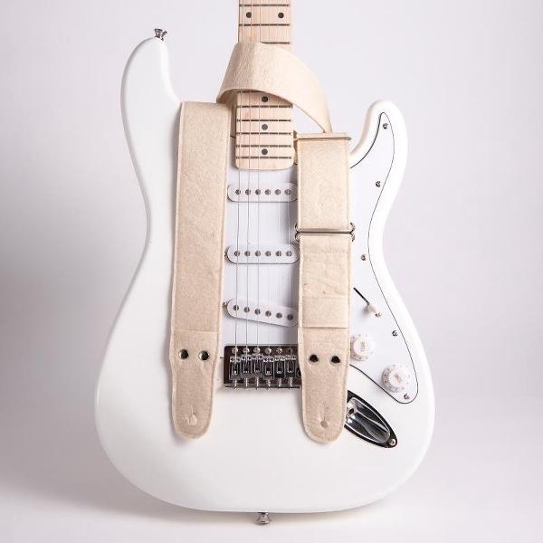 Rock 'n Soul - Gitaarband - Pina 5 Naturel - Vegan - Handgemaakt van Pinatex