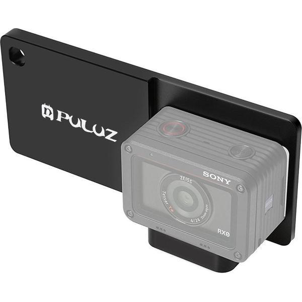 PULUZ voor Sony RX0 mobiele cardanische schakelaarbevestigingsplaat (zwart)