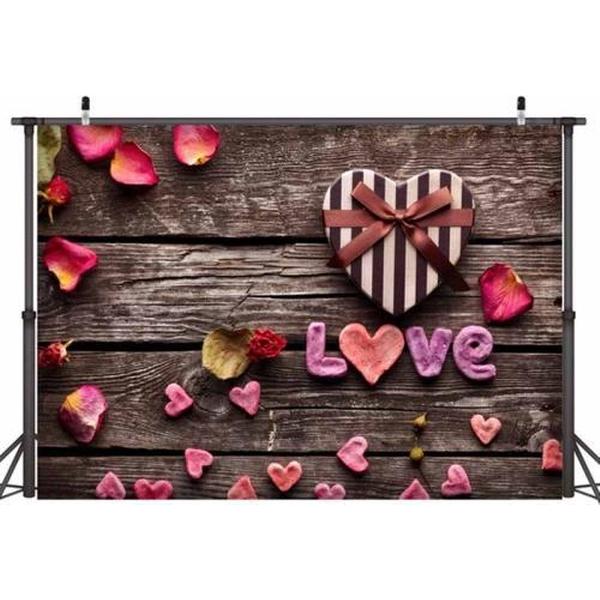 2.1mx 1.5m Valentijnsdag Persoonlijkheid Foto Fotografie Achtergronddoek (037)