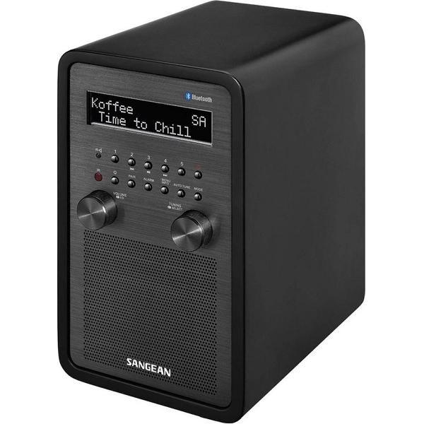 Sangean DDR-60 BT Compacte radio met FM en DAB+, Stereo met Bluetooth - Inclusief afstandsbediening – Zwart
