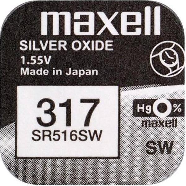 Maxell 18293100 huishoudelijke batterij Single-use battery Zilver-oxide (S)