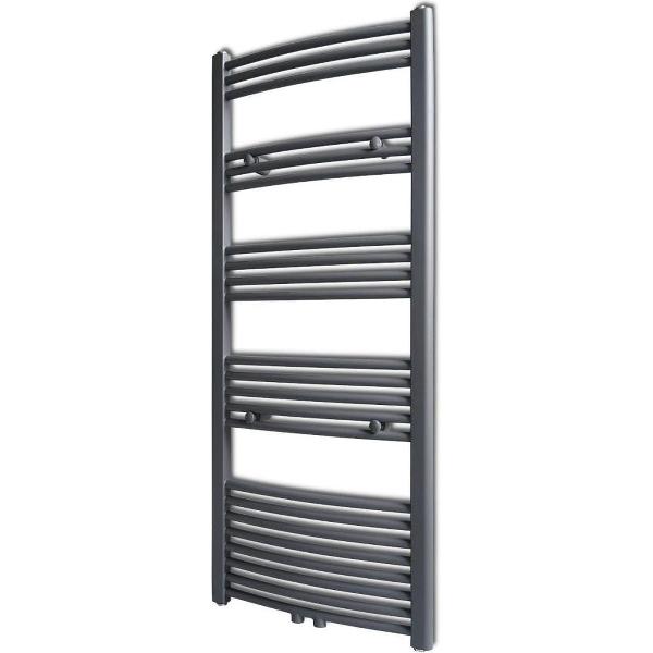 Radiator/handdoekenrek curve grijs 600x1424 mm