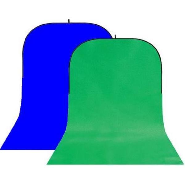 StudioKing Background Board BBT-10-07 Groen/Blauw 400x150 cm