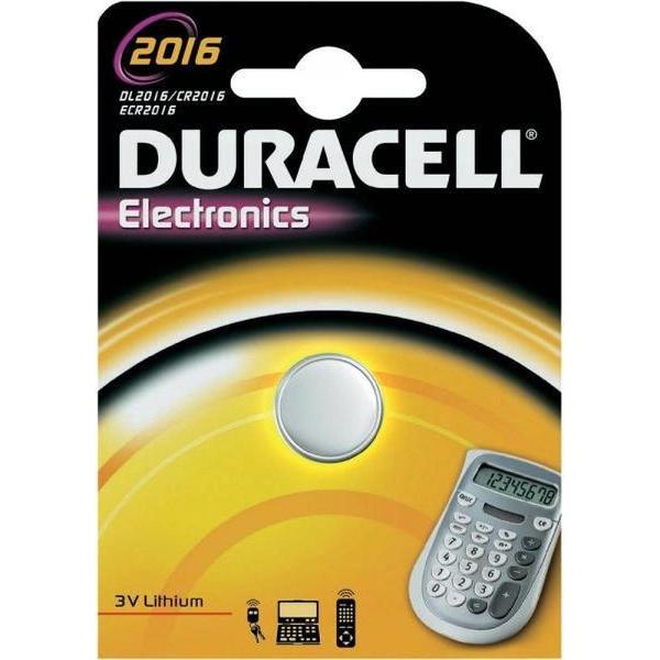 10x Duracell 2016 CR2016 DL2016 3v Lithium Batterij