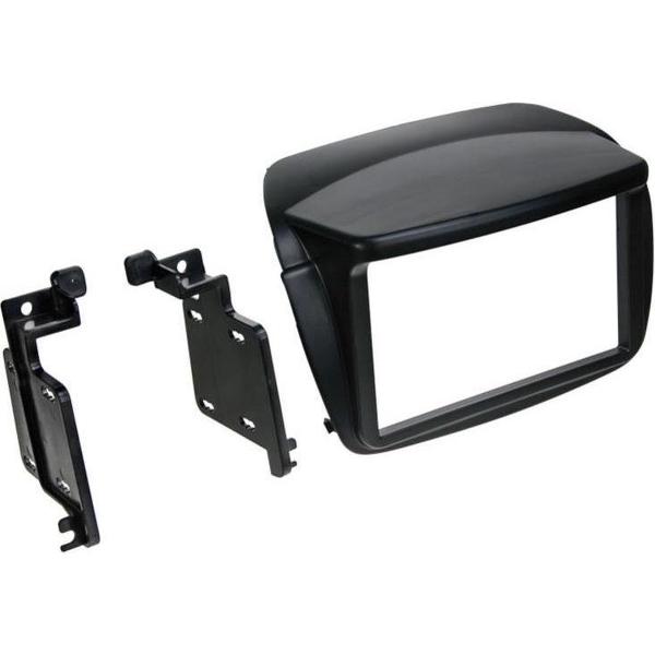 2-DIN paneel Fiat Doblo 2010- / Opel Combo 2012- zwart