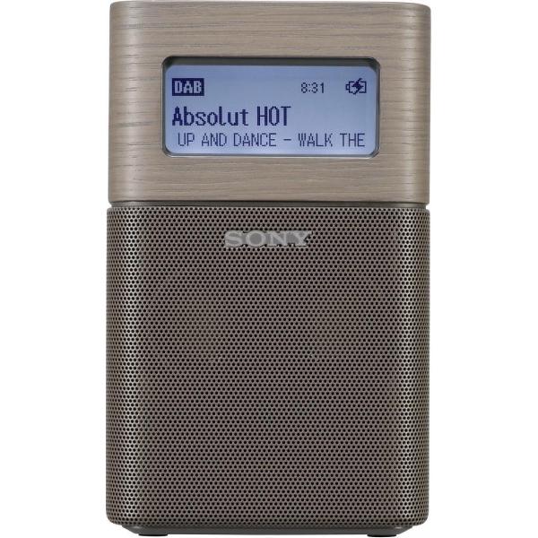 Sony XDR-V1BTD - Draagbare DAB+ radio met Bluetooth en wekker - Bruin