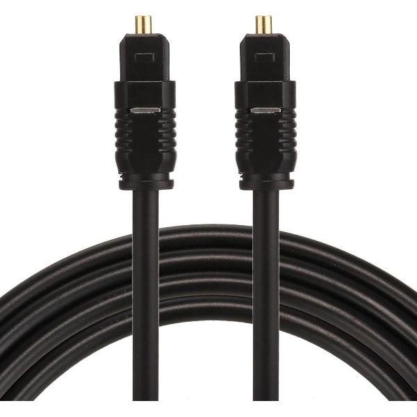 By Qubix Toslink kabel - 1.5 meter - Zwart