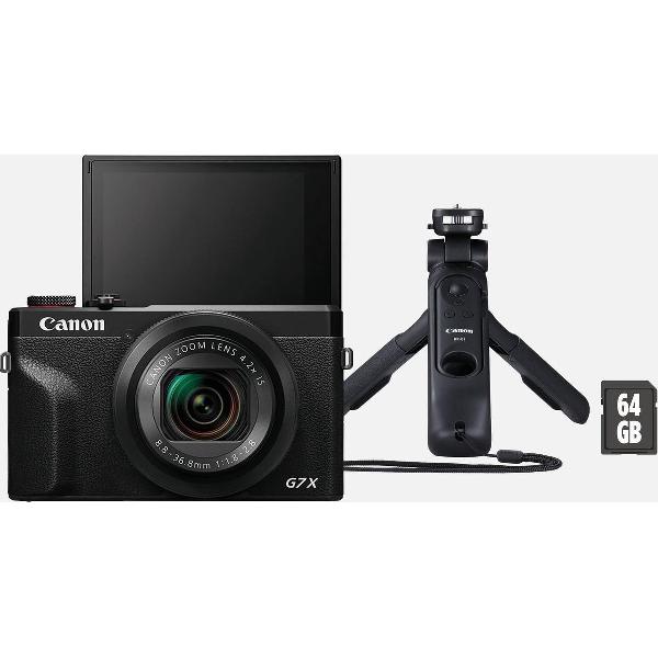 Canon PowerShot G7X Mark III Vlogkit Zwart