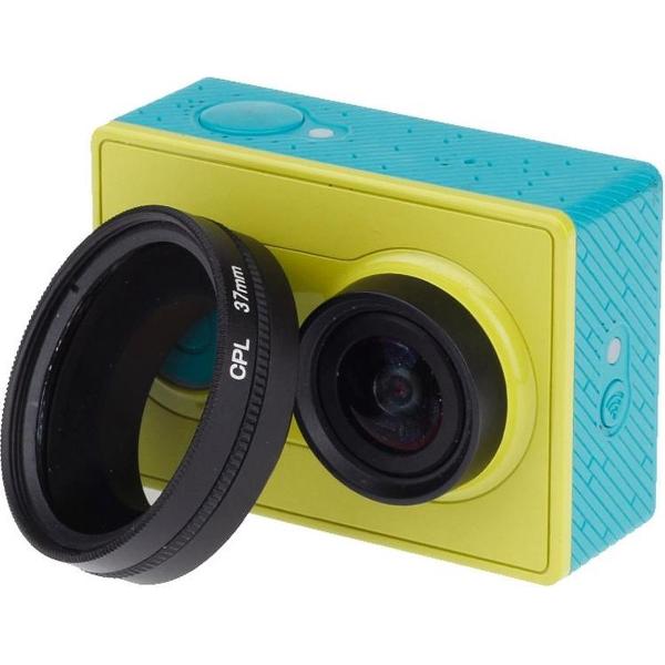 37 mm CPL-filter Circulaire polarisatielensfilter met dop voor Xiaomi Xiaoyi 4K + / 4K, Xiaoyi Lite, Xiaoyi Sport Camera