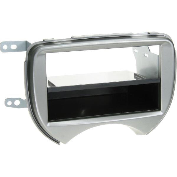 2-DIN Paneel Nissan Micra 2011-2013 Kleur: Zilver