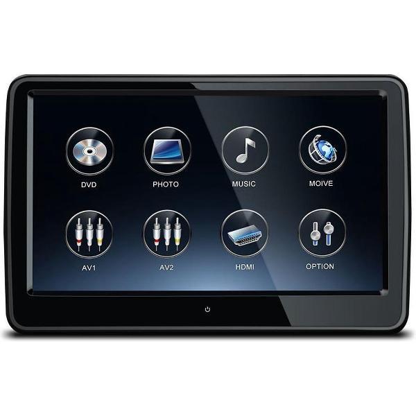 10.6 1920*1080 HD Digitale TFT Screen touch 1080P Video Car hoofdsteun DVD Player met HDMI input