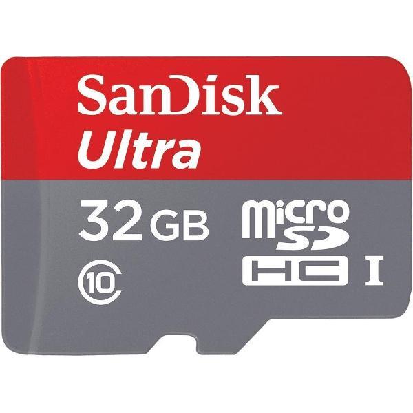 SanDisk Ultra Micro SDHC 32GB - met adapter