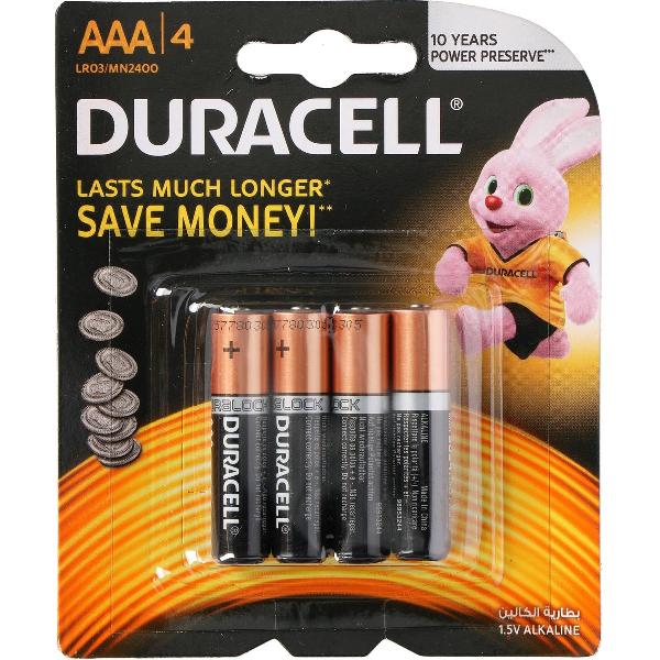 Duracell Batterijen AAA - 4-pak - Penlite - Gaan Lang Mee