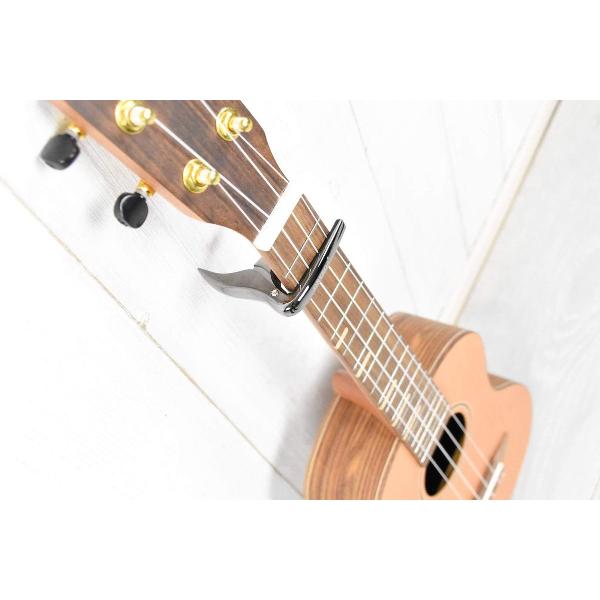 Ortega Ukulele Capo Black Chrome