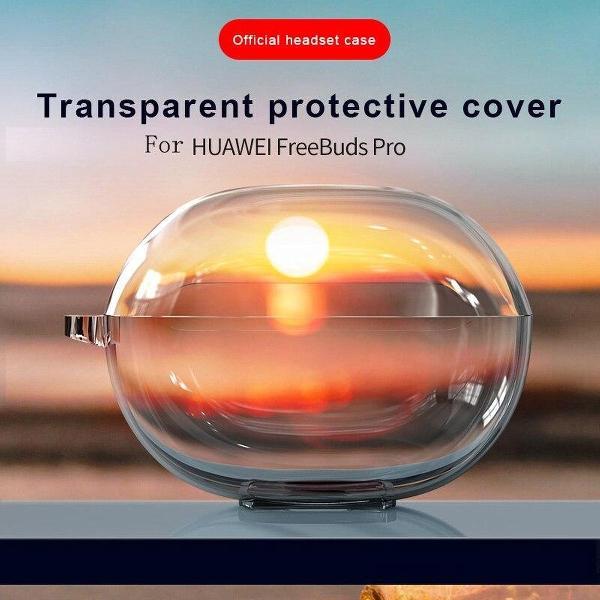 Huawei FreeBuds Pro Transparant - Hoesje - Case - Bescherming