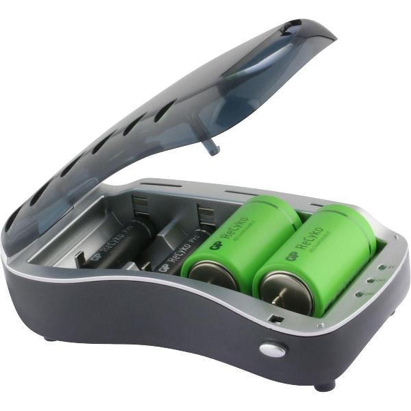 GP ReCyko AA/AAA/C/D/9V Universele Batterijlader (netvoeding)
