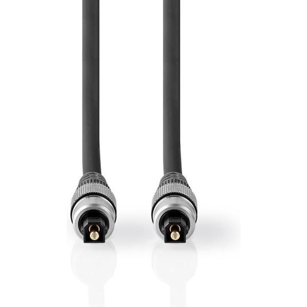 Nedis CAGC25000AT075 Optische Audiokabel Toslink Male - Toslink Male 0,75 M Antraciet