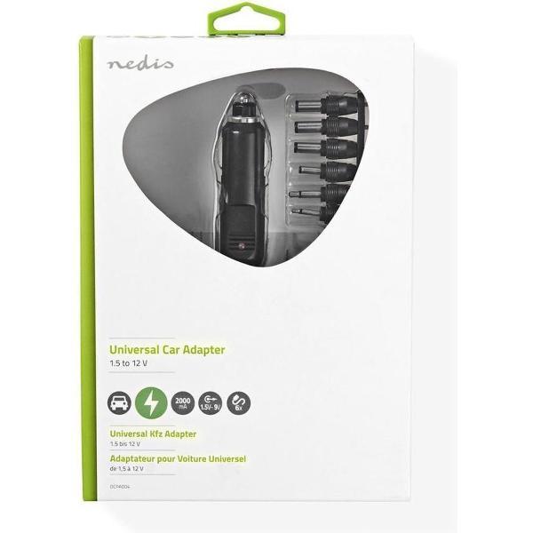 Nedis DCPA004 Universele Dc-voedingsadapter 1,5/3/4,5/6/7,5/9/12 V Dc 2,0 A