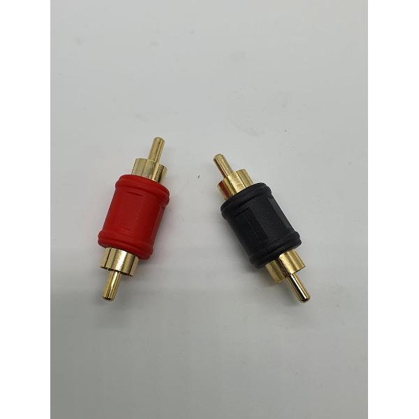 Necom Rca-aansluiting Stek-Stek NE43 - 2 Stuks Verguld
