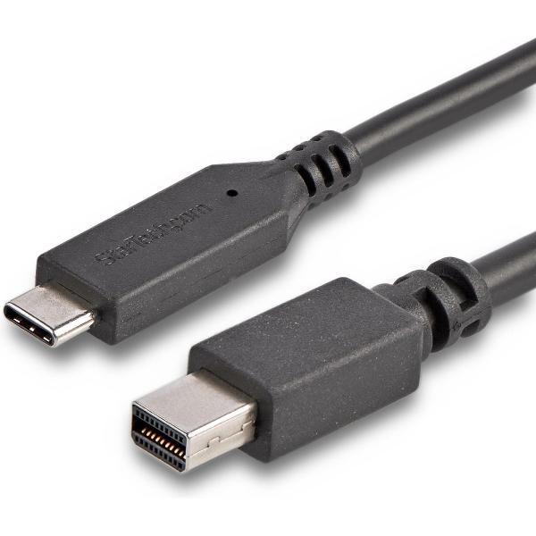 StarTech.com 1,8 m USB-C naar Mini DisplayPort-kabel 4K 60Hz zwart